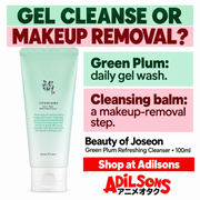 Adilsons Beauty | Green Plum Refreshing Cleanser 100ml | Slot 06 | GEL CLEANSE OR MAKEUP REMOVAL?