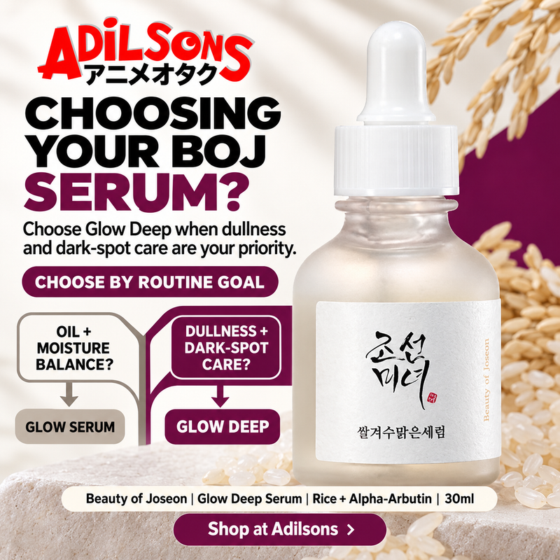 Beauty of Joseon Glow Deep Serum Rice + Alpha-Arbutin 30ml Adilsons creative 06: CHOOSING YOUR BOJ SERUM?