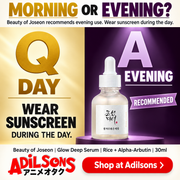 Beauty of Joseon Glow Deep Serum Rice + Alpha-Arbutin 30ml Adilsons creative 12: MORNING OR EVENING?