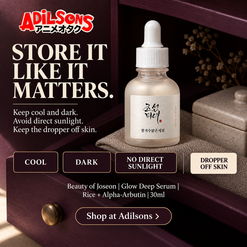 Beauty of Joseon Glow Deep Serum Rice + Alpha-Arbutin 30ml Adilsons creative 16: STORE IT LIKE IT MATTERS.