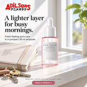 SKIN1004 Poremizing Fresh Ampoule 30ml — Lifestyle relevance: A lighter layer for busy mornings.