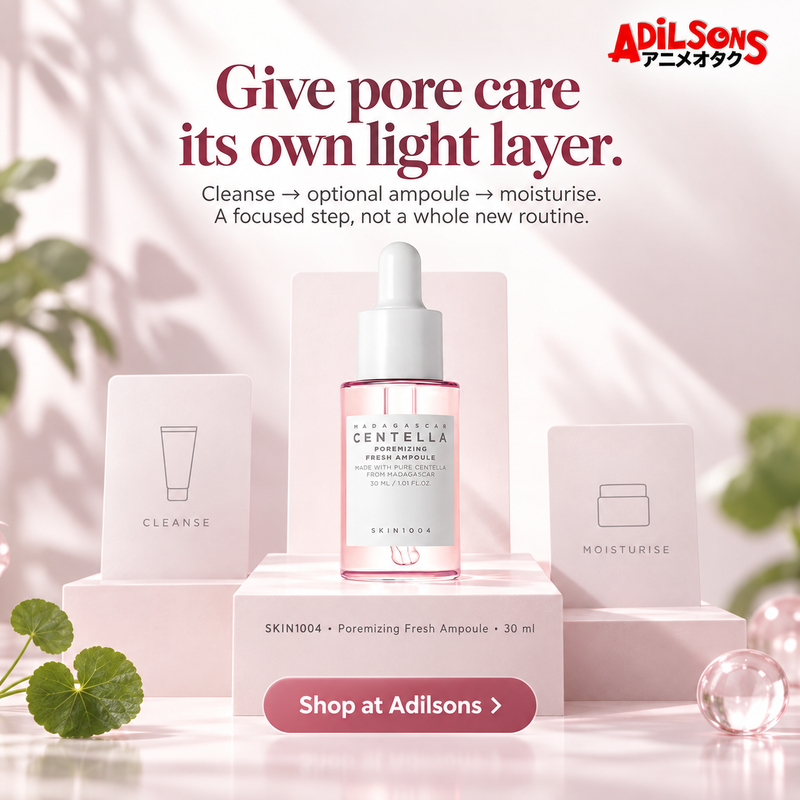 SKIN1004 Poremizing Fresh Ampoule 30ml — Routine role: Give pore care its own light layer.