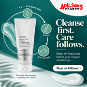Adilsons Beauty ad for VT Reedle Shot Synergy Cleansing Gel150ml: Cleanse first. Care follows.