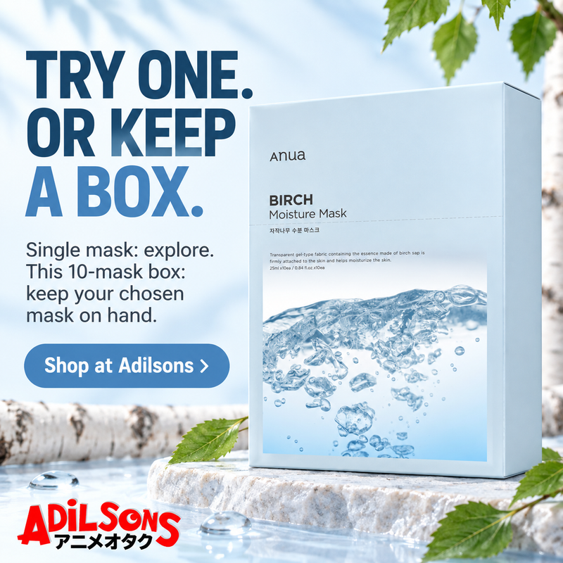 Anua Birch Moisture Mask box: TRY ONE. OR KEEP A BOX.