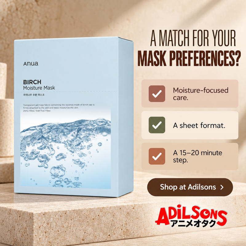 Anua Birch Moisture Mask box: A MATCH FOR YOUR MASK PREFERENCES?