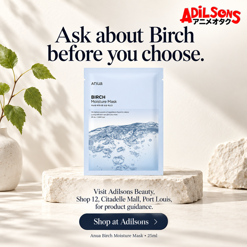 Anua Birch Moisture Mask 25ml individual sheet - In-store confidence: Ask about Birch before you choose.