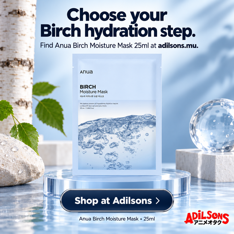 Anua Birch Moisture Mask 25ml individual sheet - Purchase route: Choose your Birch hydration step.