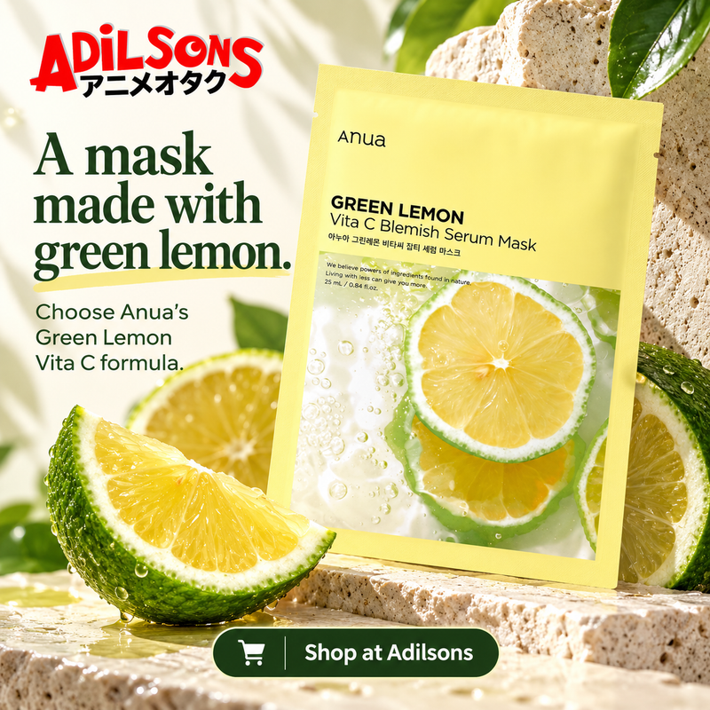 Adilsons creative 8: A mask made with green lemon.