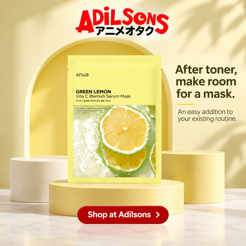 Adilsons creative 15: After toner, make room for a mask.