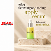 Adilsons creative 14: After cleansing and toning, apply serum.