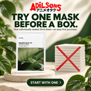 Adilsons creative for Anua Heartleaf 77 Soothing Mask 25ml: TRY ONE MASK BEFORE A BOX.