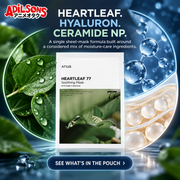 Adilsons creative for Anua Heartleaf 77 Soothing Mask 25ml: HEARTLEAF. HYALURON. CERAMIDE NP.
