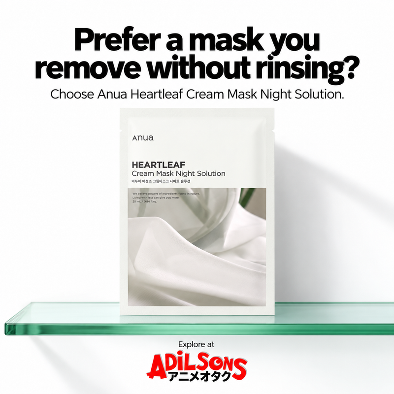 Adilsons creative 17: Prefer a mask you remove without rinsing?