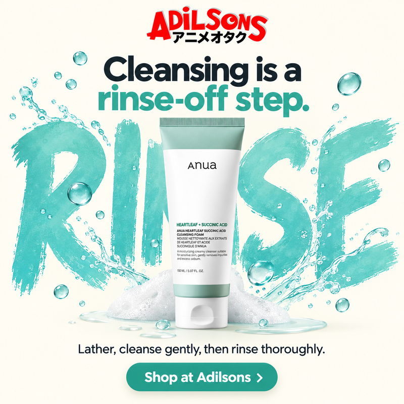 Anua Heartleaf Succinic Cleansing Foam150ml creative 3