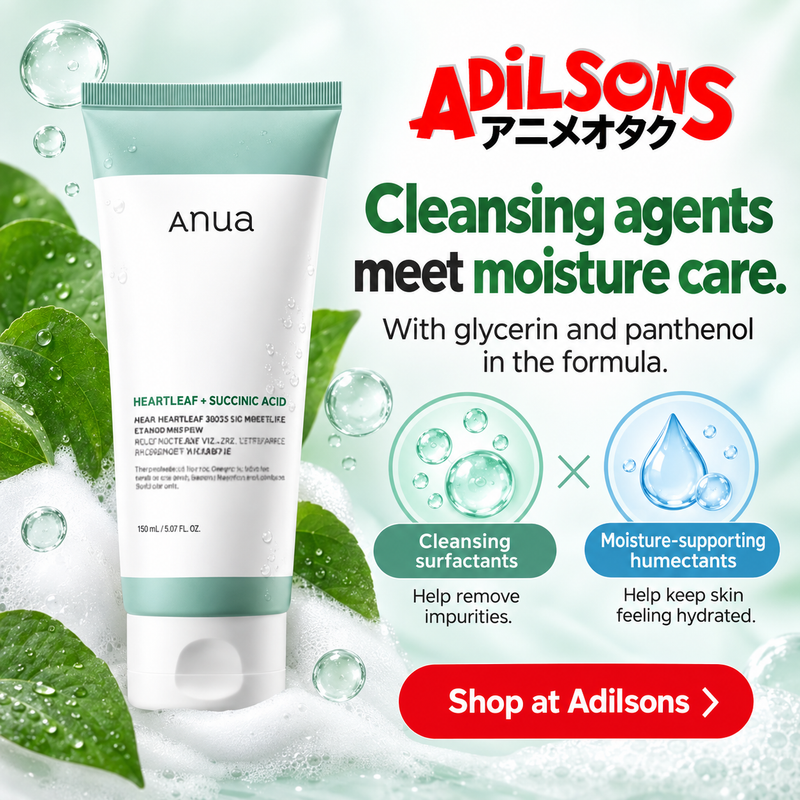 Anua Heartleaf Succinic Cleansing Foam150ml creative 5