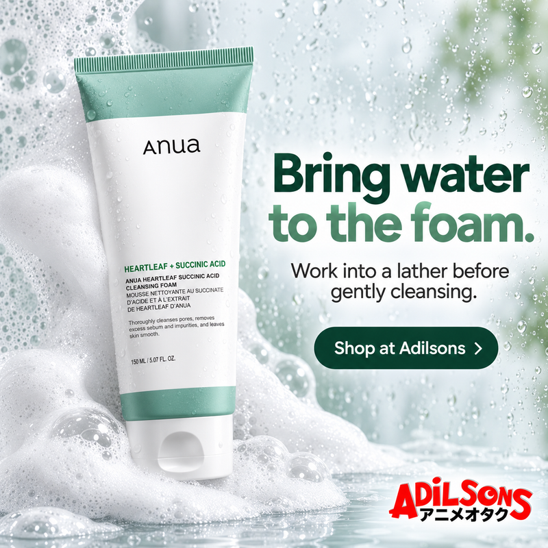 Anua Heartleaf Succinic Cleansing Foam150ml creative 9