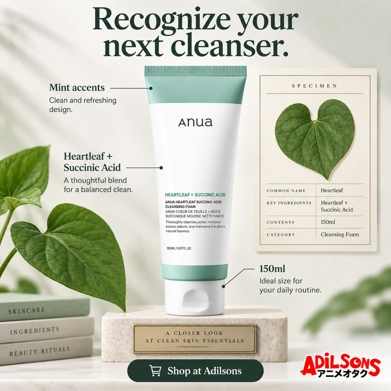 Anua Heartleaf Succinic Cleansing Foam150ml creative 10