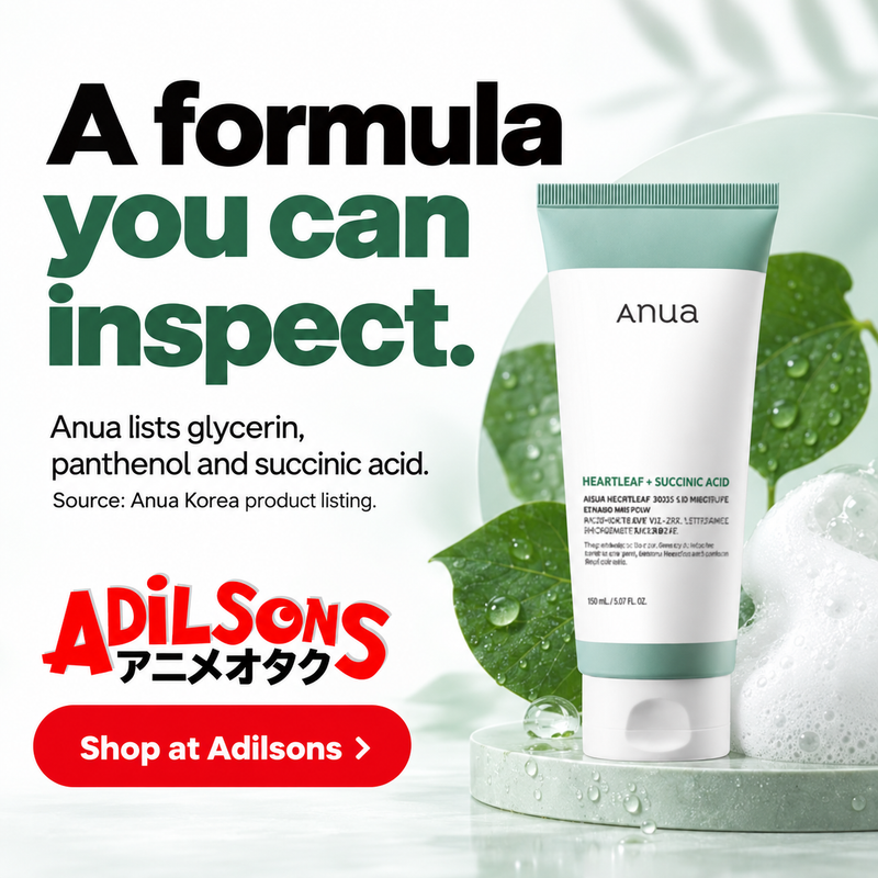 Anua Heartleaf Succinic Cleansing Foam150ml creative 11