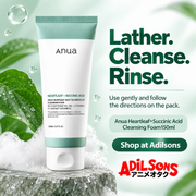 Anua Heartleaf Succinic Cleansing Foam150ml creative 13