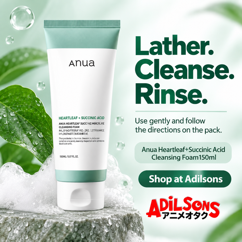 Anua Heartleaf Succinic Cleansing Foam150ml creative 13