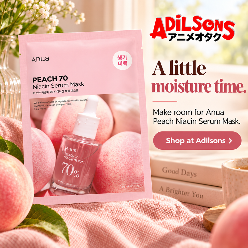 Anua Peach Niacin Serum Mask single pouch - creative 1