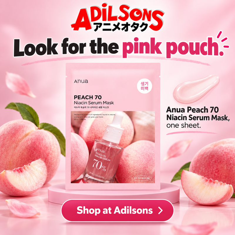 Anua Peach Niacin Serum Mask single pouch - creative 10