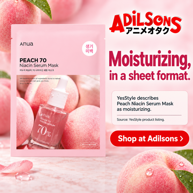 Anua Peach Niacin Serum Mask single pouch - creative 11