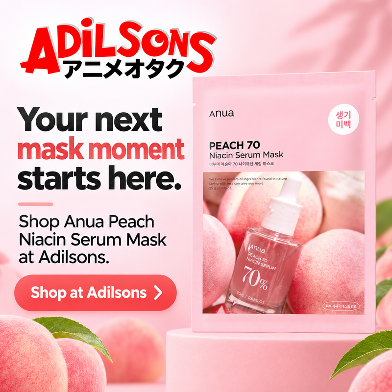 Anua Peach Niacin Serum Mask single pouch - creative 19