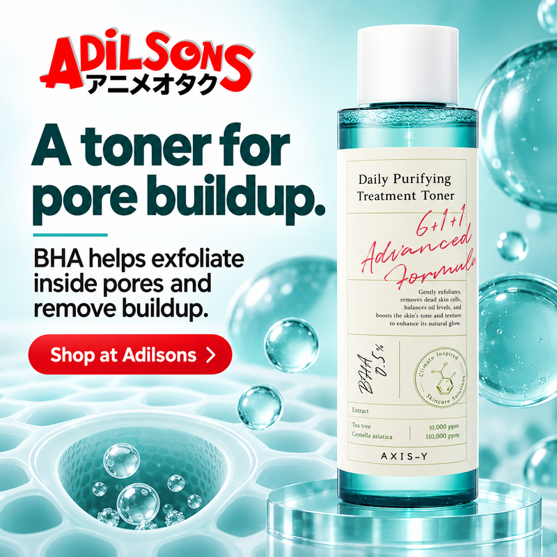 AXIS-Y Daily Purifying Treatment Toner200ml: A toner for pore buildup. Shop at Adilsons.