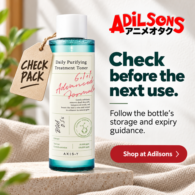 AXIS-Y Daily Purifying Treatment Toner200ml: Check before the next use. Shop at Adilsons.