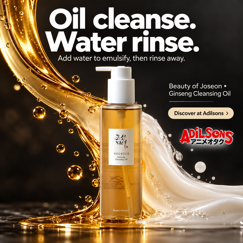 Beauty of Joseon Ginseng Cleansing Oil — Adilsons creative 2: Oil cleanse. Water rinse.