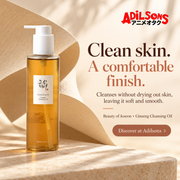 Beauty of Joseon Ginseng Cleansing Oil — Adilsons creative 3: Clean skin. A comfortable finish.
