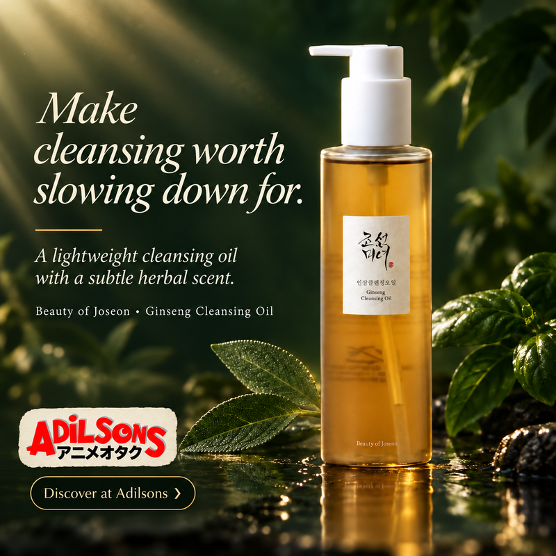 Beauty of Joseon Ginseng Cleansing Oil — Adilsons creative 5: Make cleansing worth slowing down for.