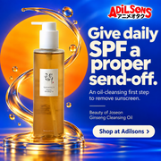 Beauty of Joseon Ginseng Cleansing Oil — Adilsons creative 6: Give daily SPF a proper send-off.