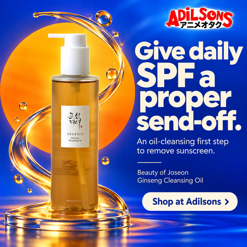 Beauty of Joseon Ginseng Cleansing Oil — Adilsons creative 6: Give daily SPF a proper send-off.
