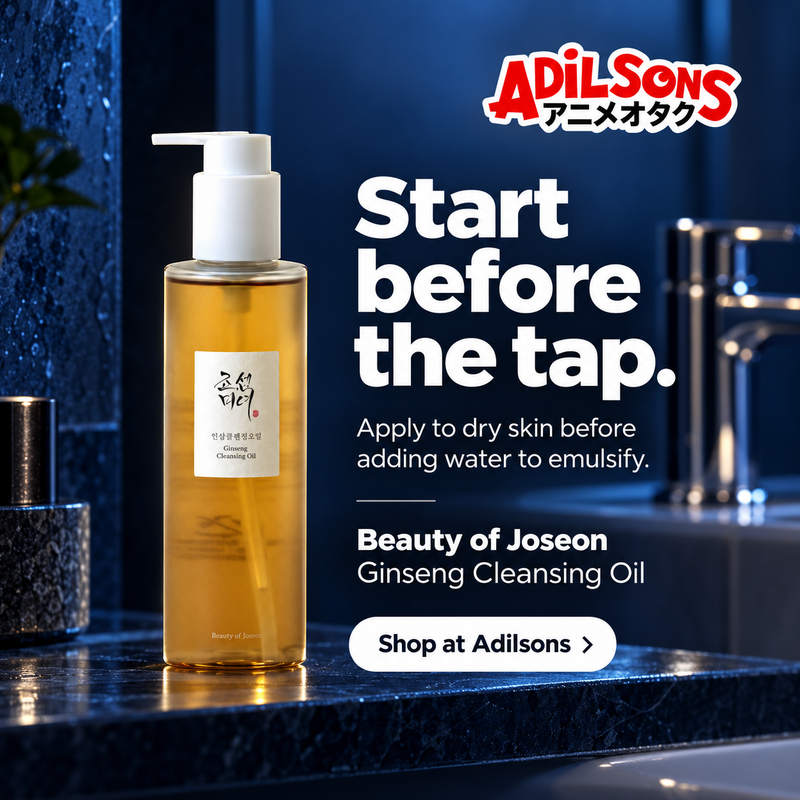 Beauty of Joseon Ginseng Cleansing Oil — Adilsons creative 15: Start before the tap.