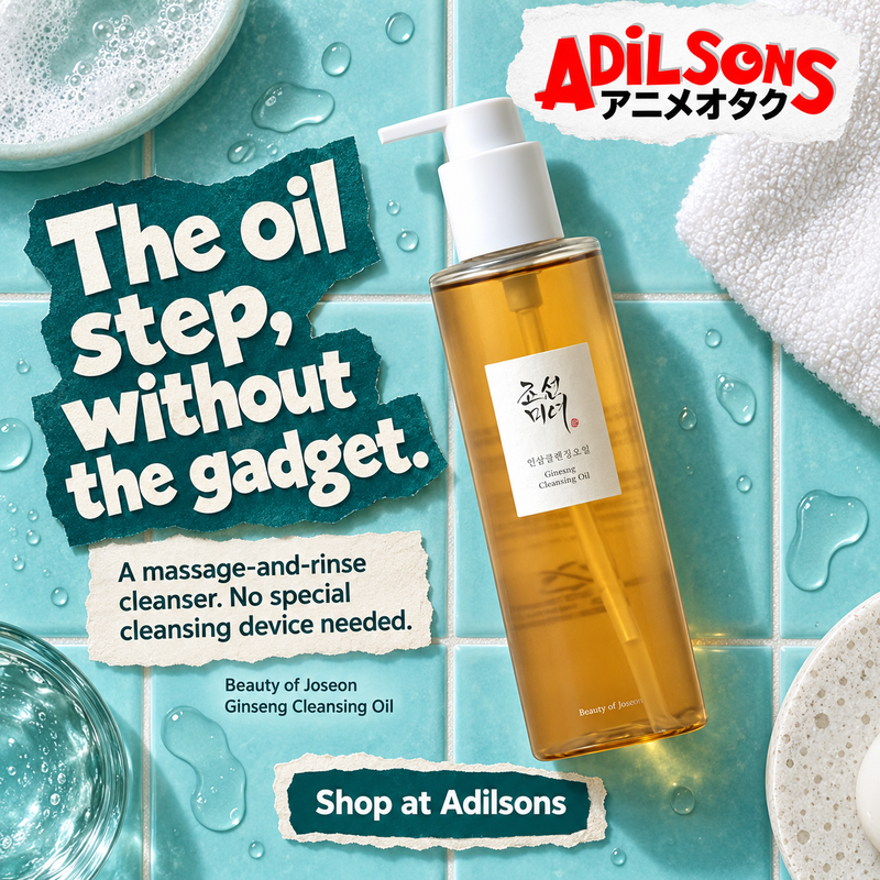 Beauty of Joseon Ginseng Cleansing Oil — Adilsons creative 19: The oil step, without the gadget.