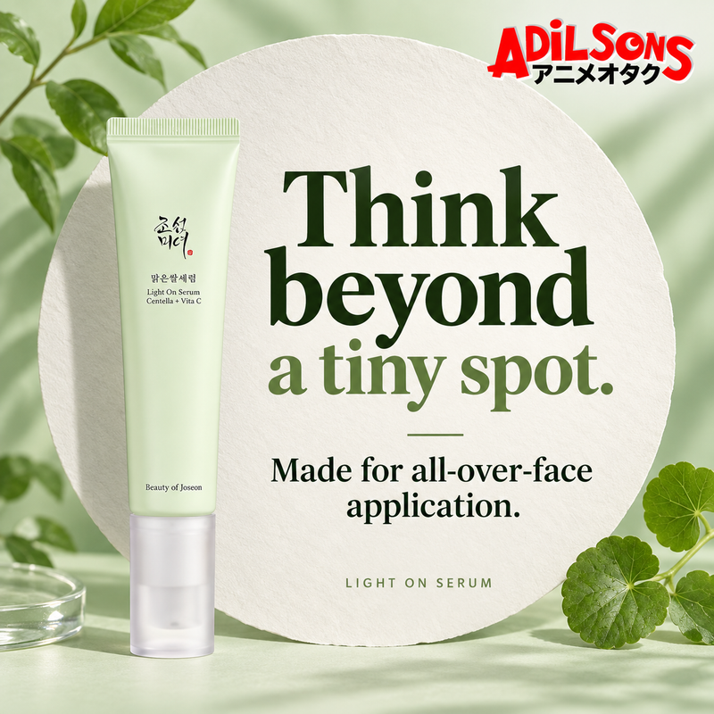 Beauty of Joseon Light On Serum — Adilsons creative 12: Think beyond a tiny spot.