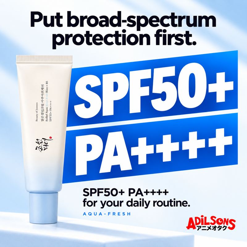 Adilsons creative 6: Put broad-spectrum protection first.