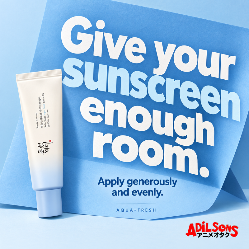 Adilsons creative 9: Give your sunscreen enough room.
