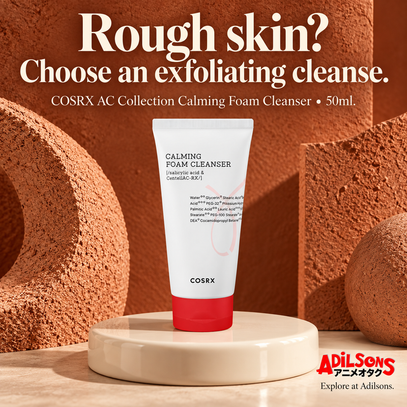 Adilsons creative 19: Rough skin? Choose an exfoliating cleanse.