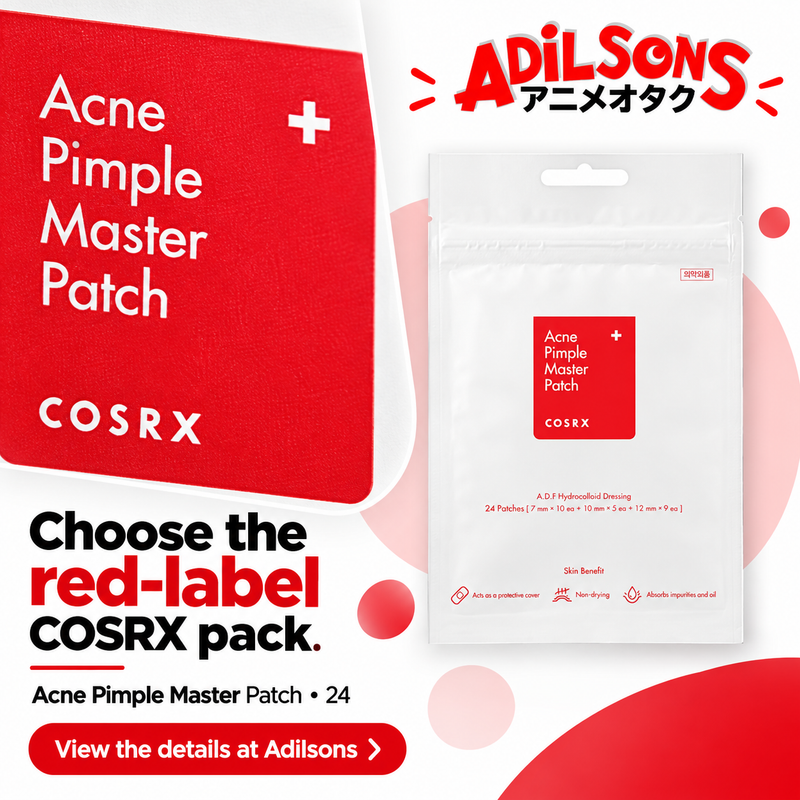 Adilsons creative 12: Choose the red-label COSRX pack.