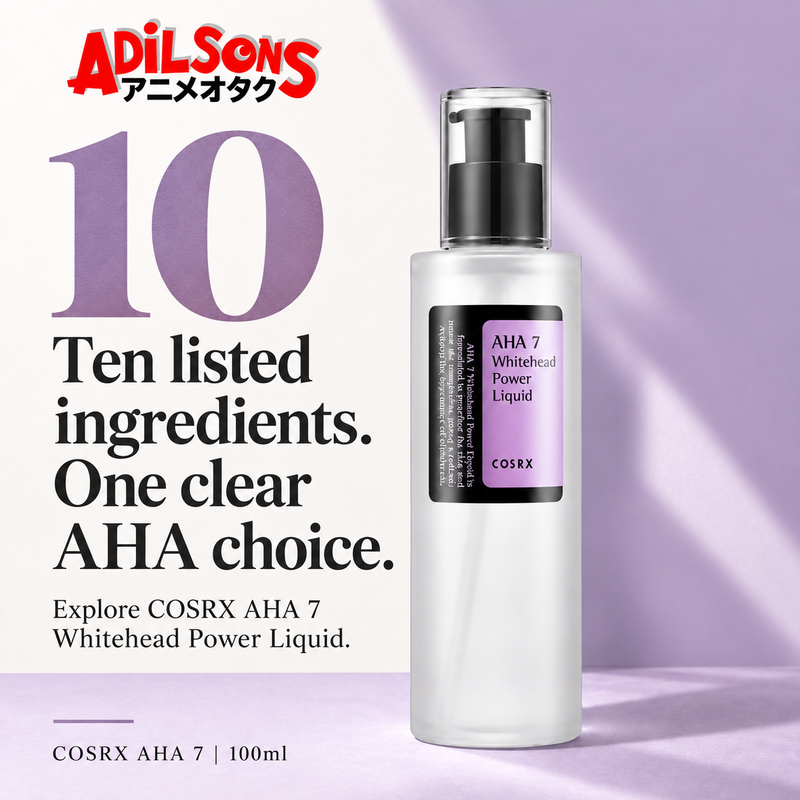 Adilsons creative 10: Ten listed ingredients. One clear AHA choice.