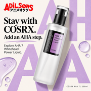 Adilsons creative 19: Stay with COSRX. Add an AHA step.