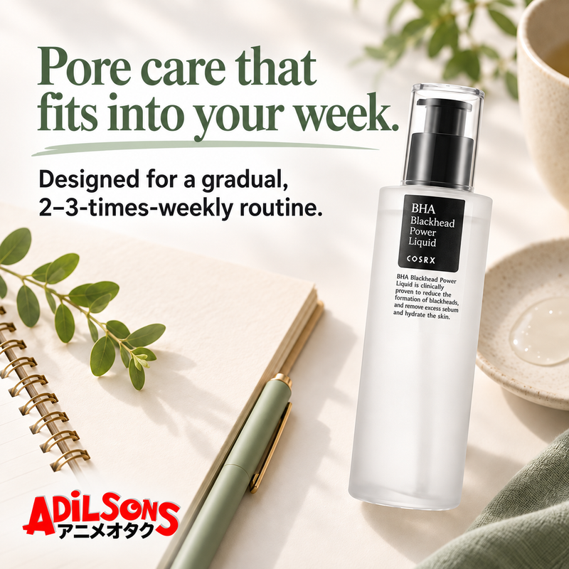 Adilsons creative 19: Pore care that fits into your week.