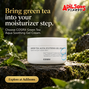 Adilsons creative 11: Bring green tea into your moisturizer step.