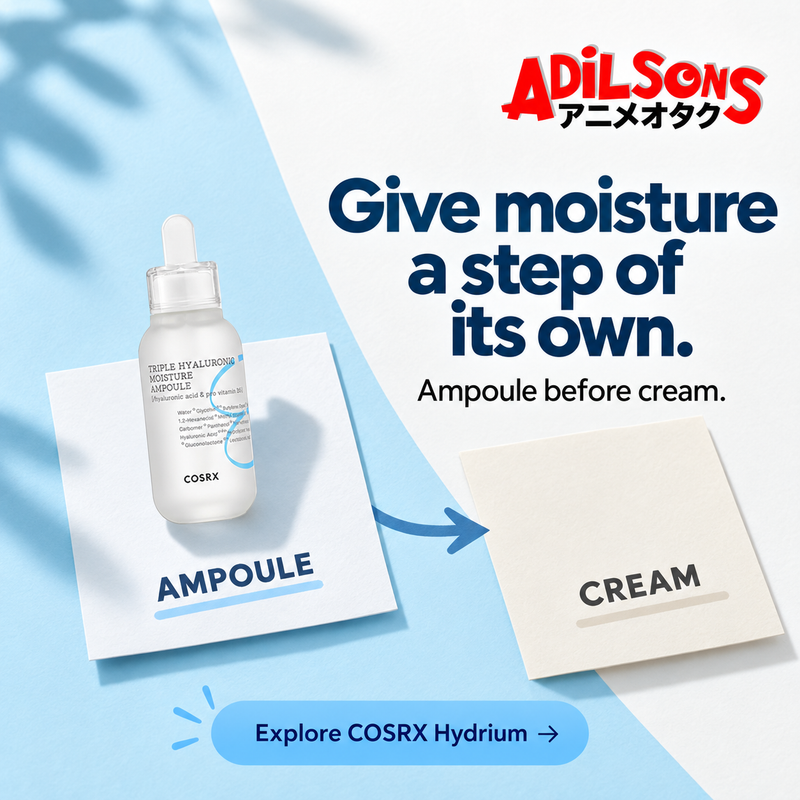 Adilsons creative 12: Give moisture a step of its own.