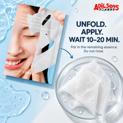 COSRX Hydrium Triple Hyaluronic Water Wave Sheet Mask — texture usage | Adilsons creative 3