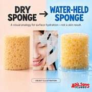 COSRX Hydrium Triple Hyaluronic Water Wave Sheet Mask — before after diagram | Adilsons creative 4