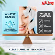 COSRX Hydrium Triple Hyaluronic Water Wave Sheet Mask — claims compliance | Adilsons creative 20